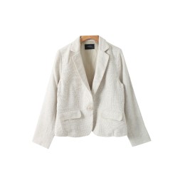 SKLS056  Made-to-order Japanese single button slimming blouse suit jacket women's tweed fashion suit jacket fabric comfortable and breathable suit collar single button micro loose version slimming with pockets 40% acrylic 30% rayon 20% acrylic 10% Cotton  SKLS056  Made-to-order Japanese single button slimming blouse suit jacket women's tweed fashion suit jacket fabric comfortable and breathable suit collar single button micro loose version slimming with pockets 40% acrylic 30% rayon 20% acrylic 10% Cotton